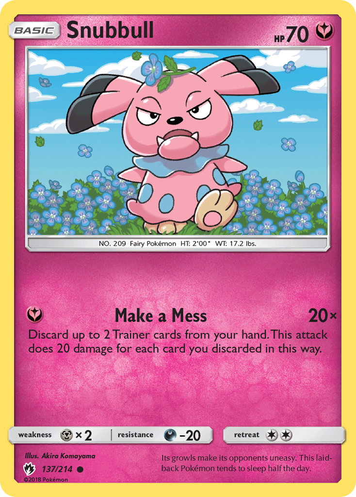 Snubbull (137/214) [Sun & Moon: Lost Thunder] | Gamers Paradise