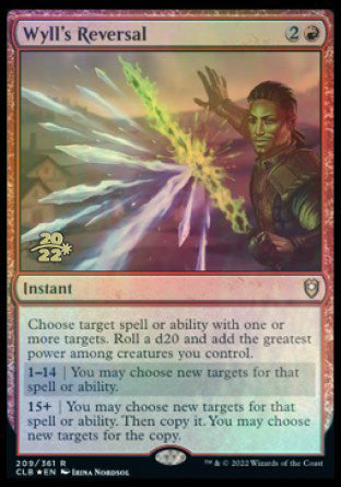 Wyll's Reversal [Commander Legends: Battle for Baldur's Gate Prerelease Promos] | Gamers Paradise