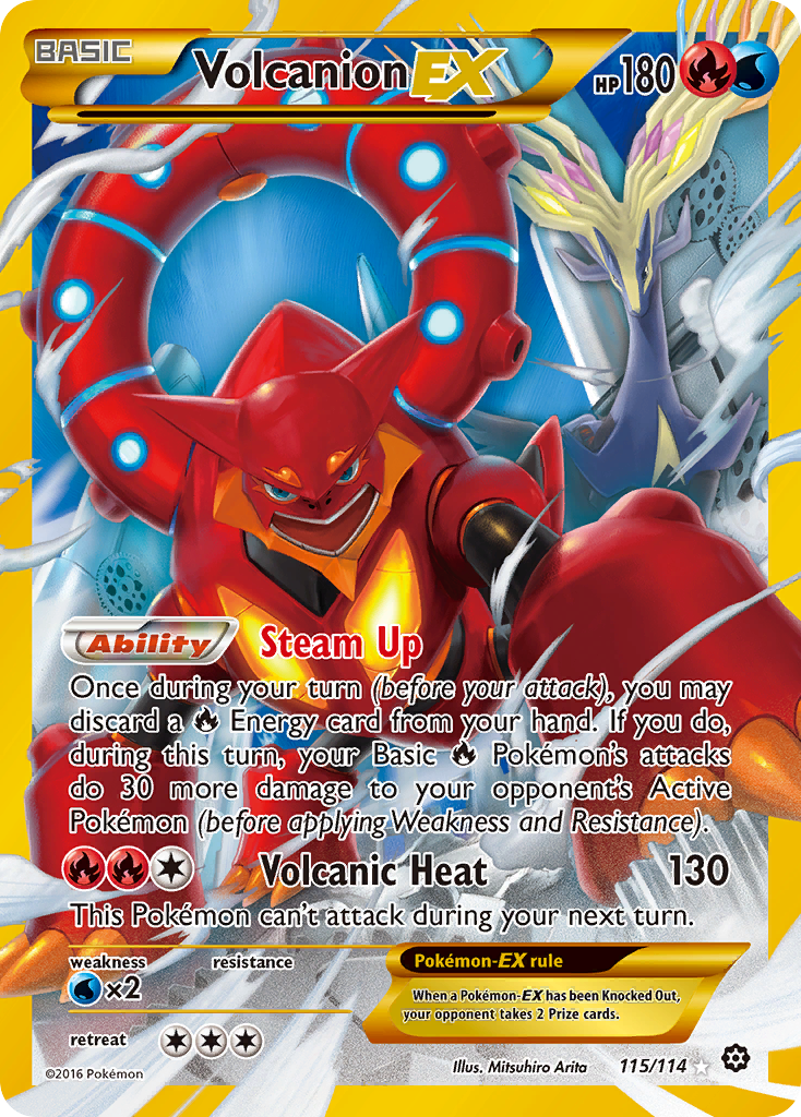 Volcanion EX (115/114) [XY: Steam Siege] | Gamers Paradise