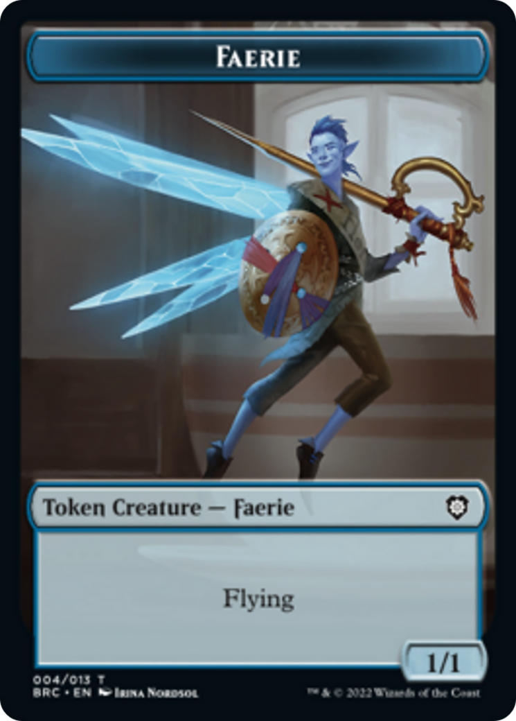 Faerie // Thopter (010) Double-Sided Token [The Brothers' War Commander Tokens] | Gamers Paradise