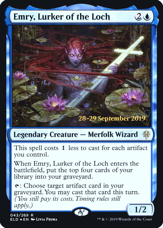 Emry, Lurker of the Loch [Throne of Eldraine Prerelease Promos] | Gamers Paradise