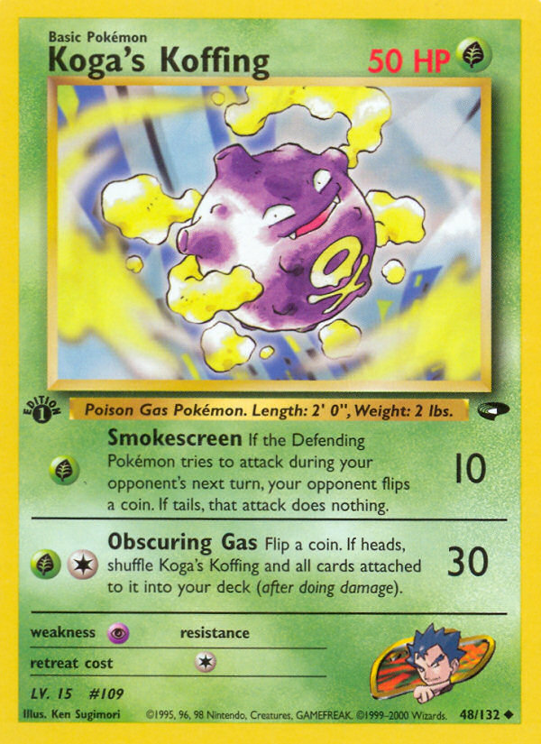 Koga's Koffing (48/132) [Gym Challenge 1st Edition] | Gamers Paradise