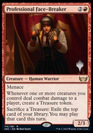 Professional Face-Breaker (Promo Pack) [Streets of New Capenna Promos] | Gamers Paradise