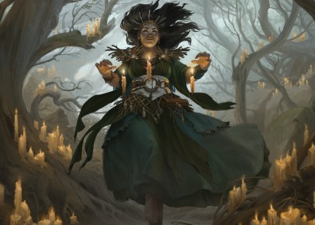 Candlegrove Witch 1 Art Card [Innistrad: Midnight Hunt Art Series] | Gamers Paradise