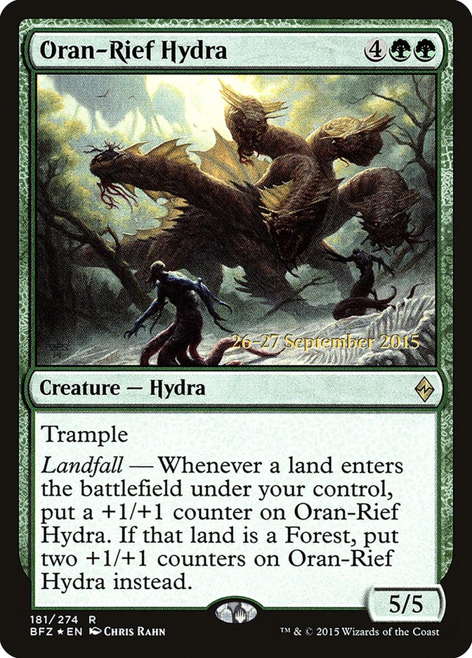 Oran-Rief Hydra [Battle for Zendikar Prerelease Promos] | Gamers Paradise