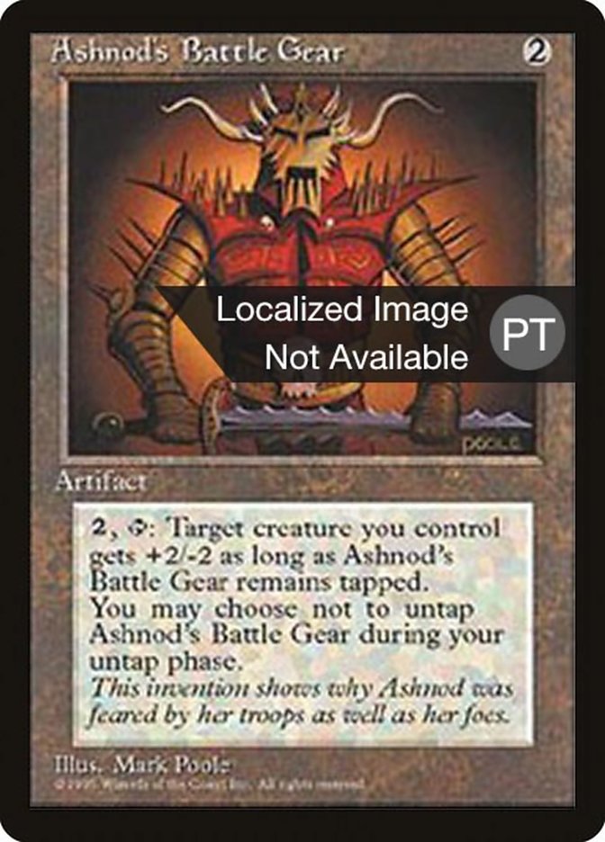 Ashnod's Battle Gear [Fourth Edition (Foreign Black Border)] | Gamers Paradise