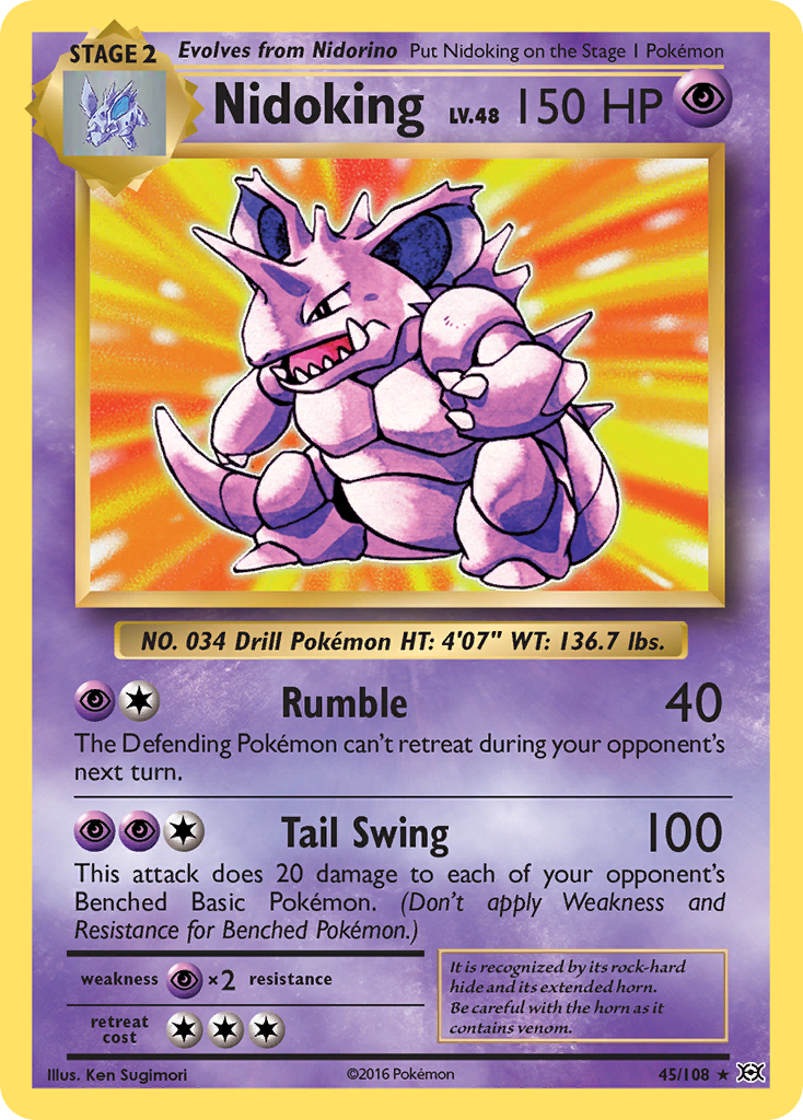 Nidoking (45/108) [XY: Evolutions] | Gamers Paradise