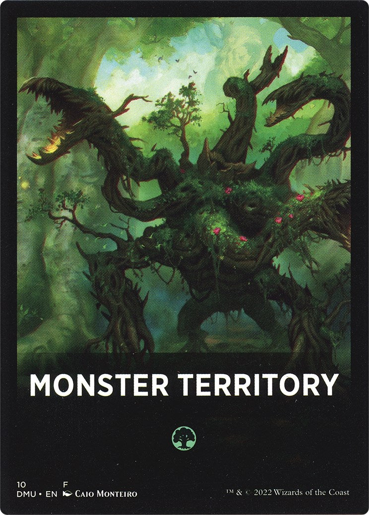 Monster Territory Theme Card [Dominaria United Tokens] | Gamers Paradise