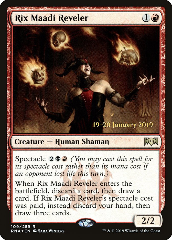 Rix Maadi Reveler [Ravnica Allegiance Prerelease Promos] | Gamers Paradise