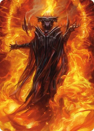 Sauron, the Dark Lord Art Card [The Lord of the Rings: Tales of Middle-earth Art Series] | Gamers Paradise