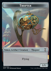 Thopter // Treasure (013) Double-Sided Token [Streets of New Capenna Commander Tokens] | Gamers Paradise