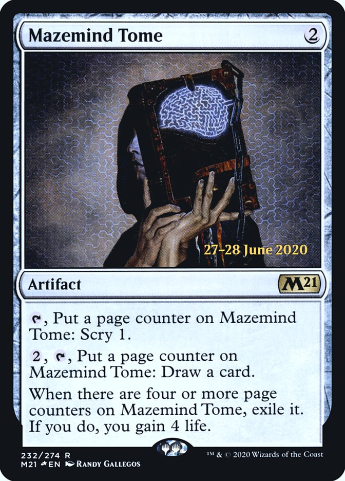 Mazemind Tome [Core Set 2021 Prerelease Promos] | Gamers Paradise