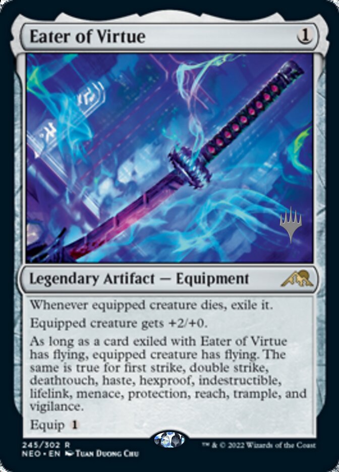 Eater of Virtue (Promo Pack) [Kamigawa: Neon Dynasty Promos] | Gamers Paradise