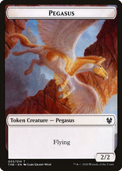 Human Soldier // Pegasus Double-Sided Token [Theros Beyond Death Tokens] | Gamers Paradise