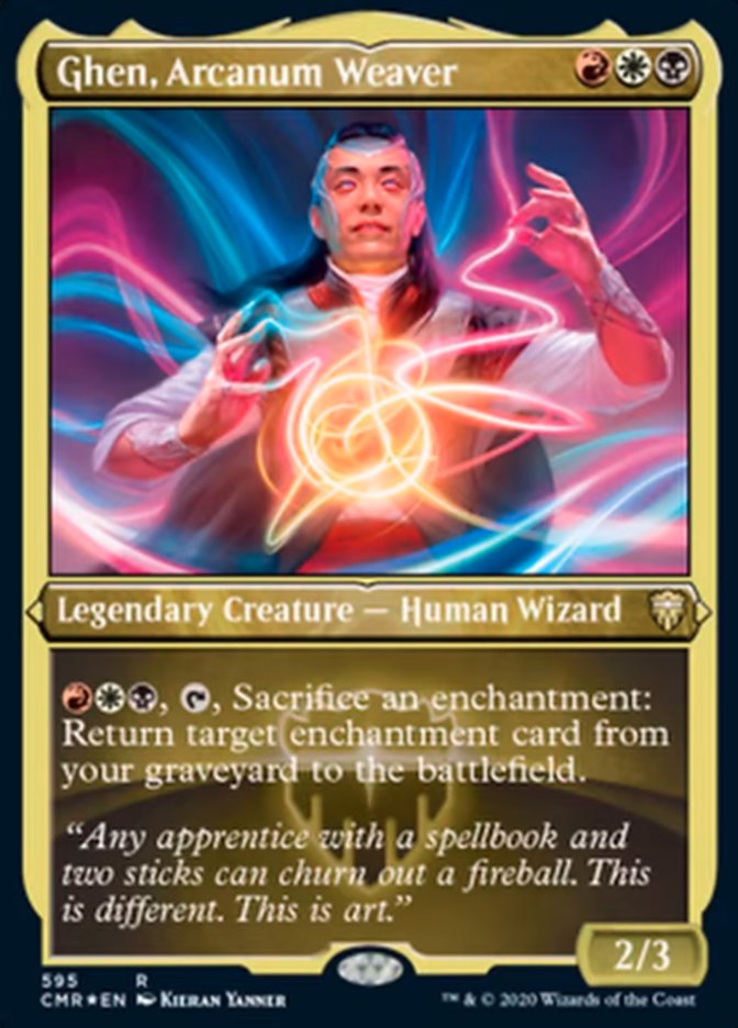 Ghen, Arcanum Weaver (Etched) [Commander Legends] | Gamers Paradise