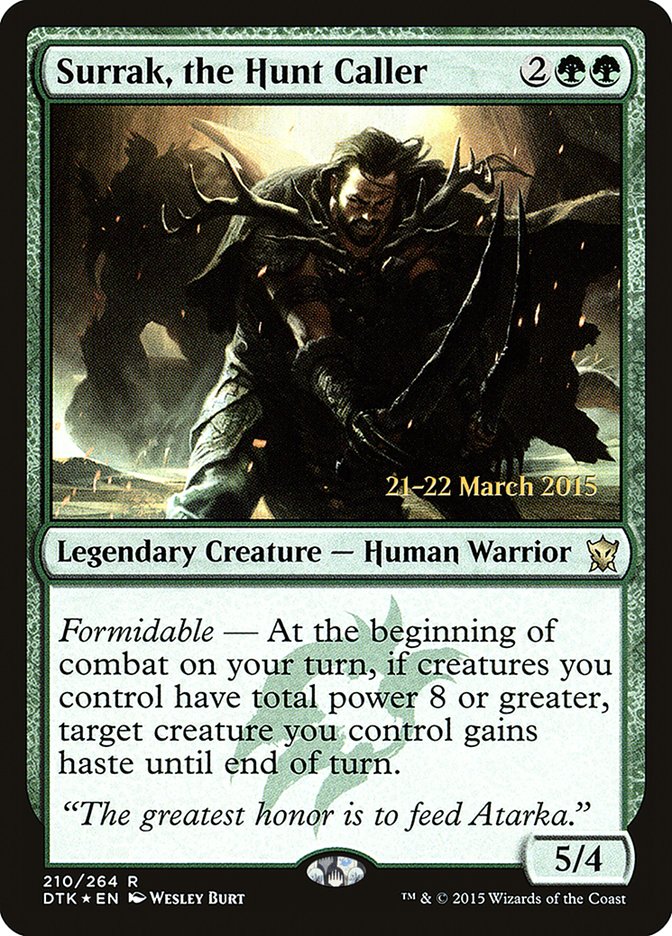 Surrak, the Hunt Caller [Dragons of Tarkir Prerelease Promos] | Gamers Paradise