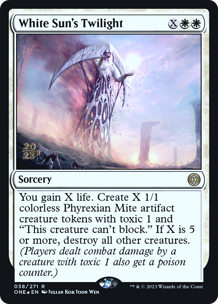 White Sun's Twilight [Phyrexia: All Will Be One Prerelease Promos] | Gamers Paradise