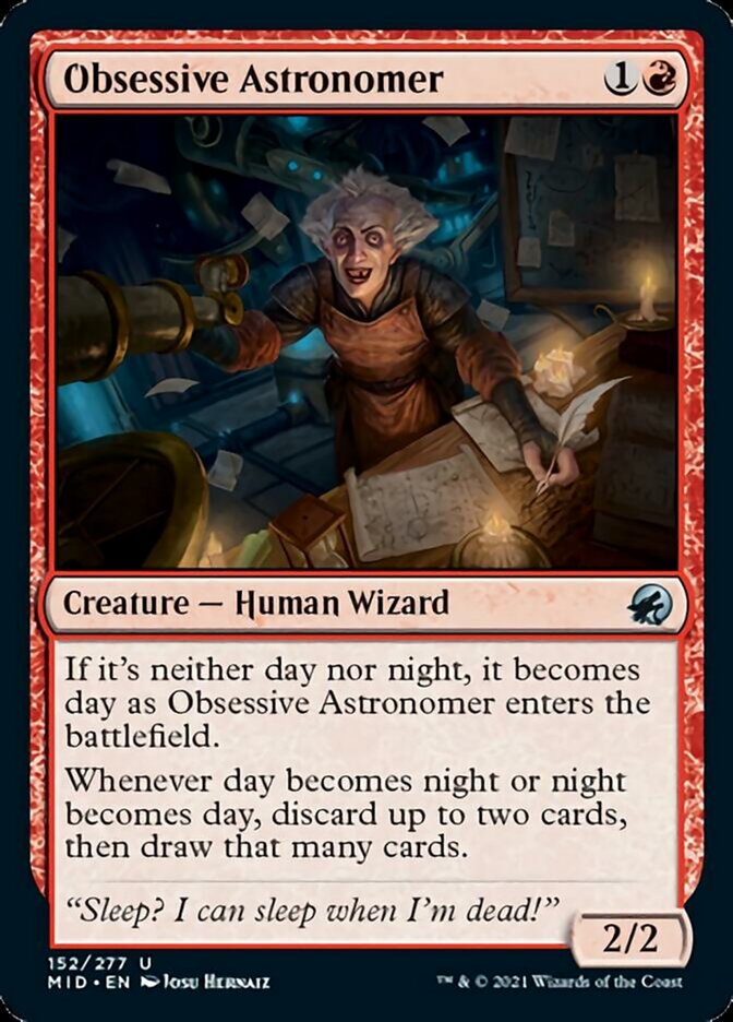 Obsessive Astronomer [Innistrad: Midnight Hunt] | Gamers Paradise