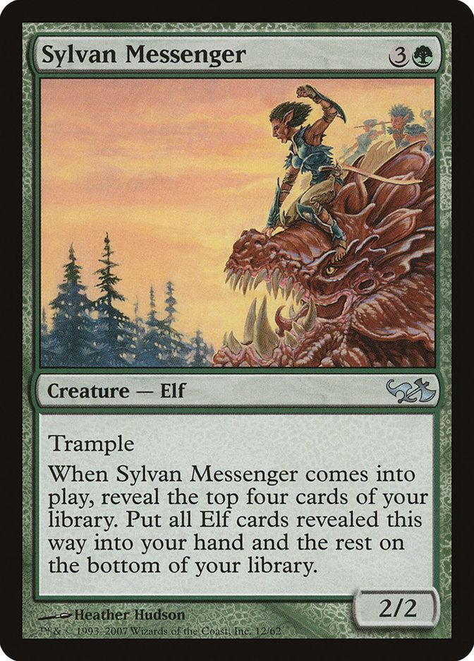 Sylvan Messenger [Duel Decks: Elves vs. Goblins] | Gamers Paradise