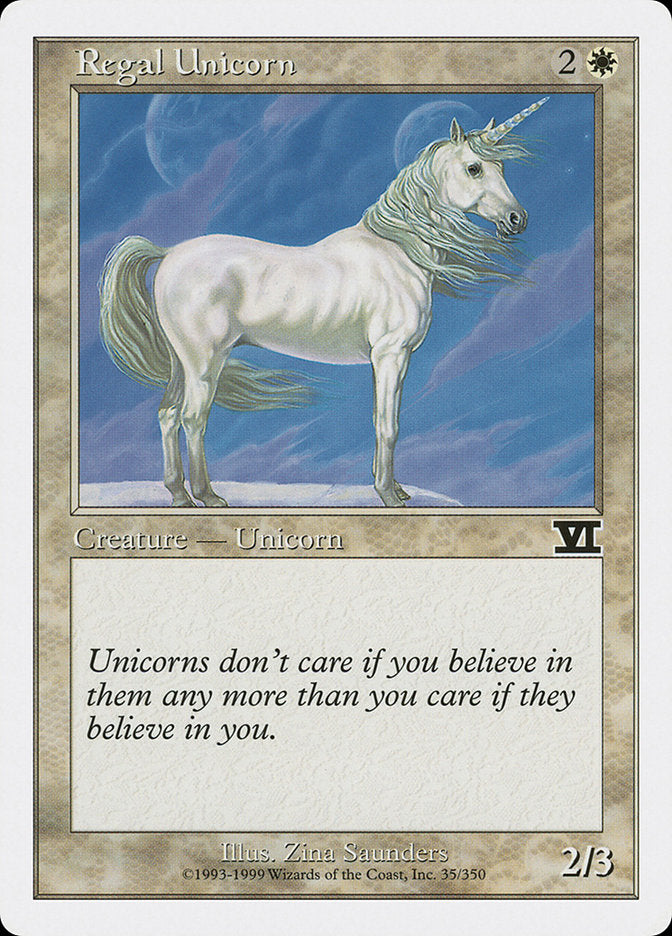Regal Unicorn [Classic Sixth Edition] | Gamers Paradise