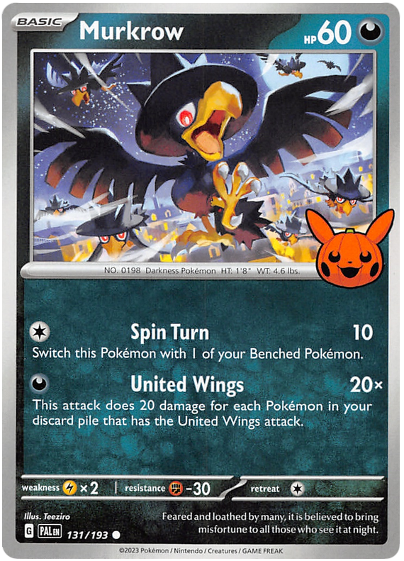 Murkrow (131/193) [Trick or Trade 2023] | Gamers Paradise