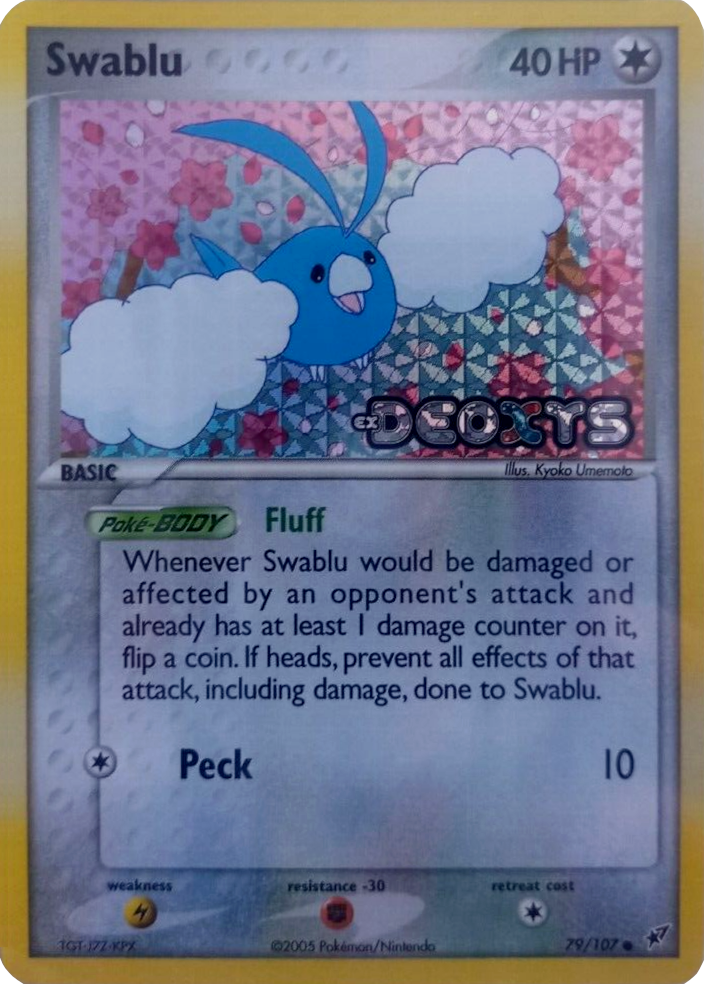 Swablu (79/107) (Stamped) [EX: Deoxys] | Gamers Paradise