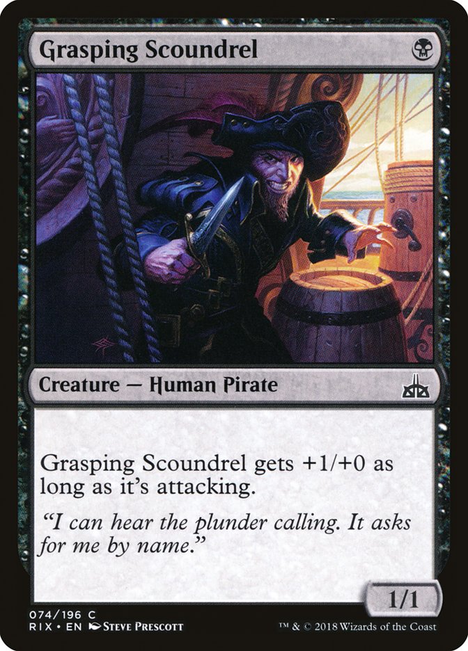 Grasping Scoundrel [Rivals of Ixalan] | Gamers Paradise