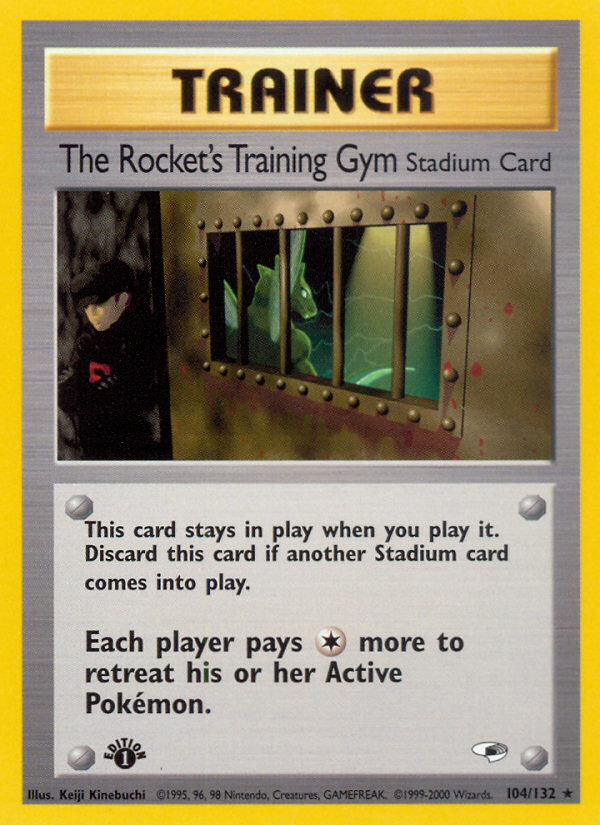 The Rocket's Training Gym (104/132) [Gym Heroes 1st Edition] | Gamers Paradise