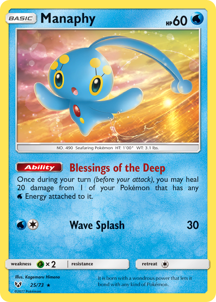 Manaphy (25/73) [Sun & Moon: Shining Legends] | Gamers Paradise