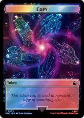 Copy // Beast Double-Sided Token (Surge Foil) [Doctor Who Tokens] | Gamers Paradise