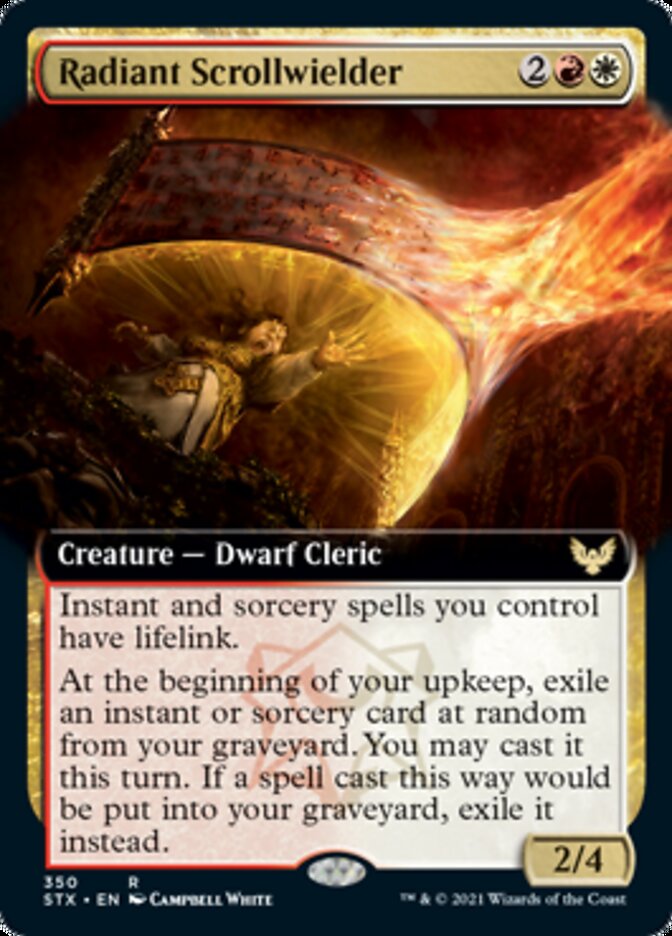 Radiant Scrollwielder (Extended Art) [Strixhaven: School of Mages] | Gamers Paradise