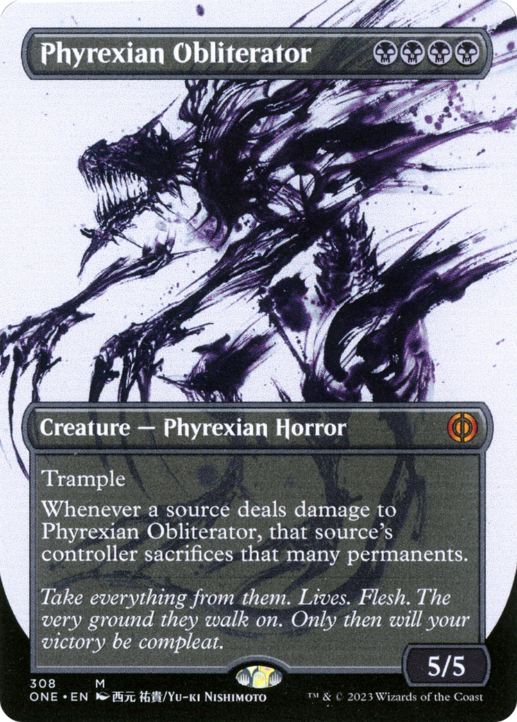 Phyrexian Obliterator (Borderless Ichor) [Phyrexia: All Will Be One] | Gamers Paradise