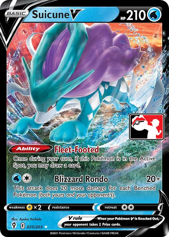 Suicune V (031/203) [Prize Pack Series One] | Gamers Paradise