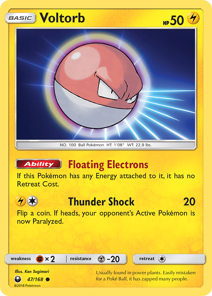 Voltorb (47/168) [Sun & Moon: Celestial Storm] | Gamers Paradise