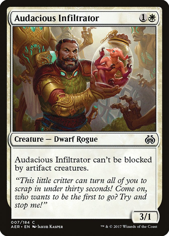 Audacious Infiltrator [Aether Revolt] | Gamers Paradise