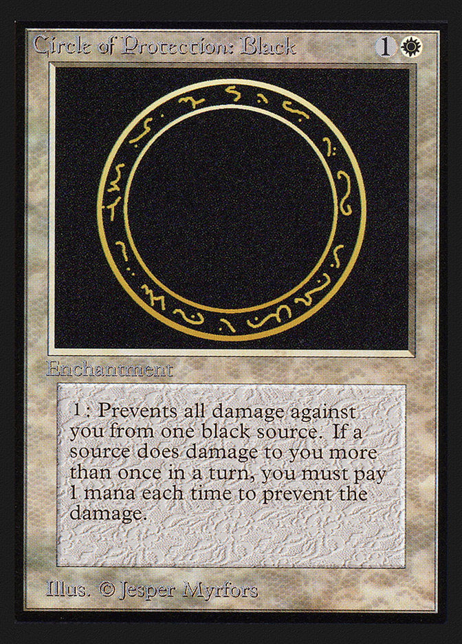 Circle of Protection: Black [International Collectors' Edition] | Gamers Paradise