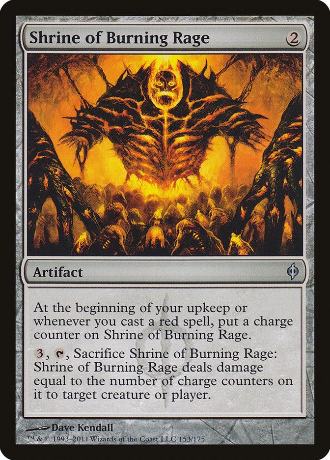 Shrine of Burning Rage [New Phyrexia] | Gamers Paradise