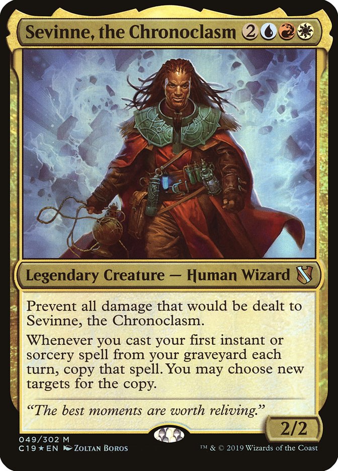 Sevinne, the Chronoclasm (Oversized) [Commander 2019 Oversized] | Gamers Paradise