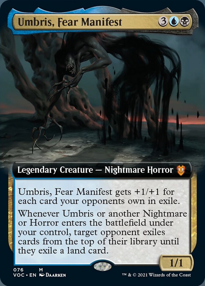 Umbris, Fear Manifest (Extended Art) [Innistrad: Crimson Vow Commander] | Gamers Paradise