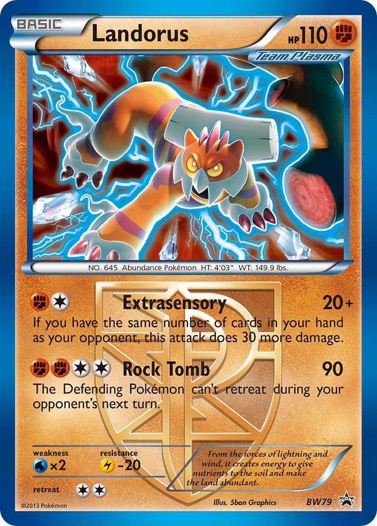 Landorus (BW79) (Team Plasma) [Black & White: Black Star Promos] | Gamers Paradise