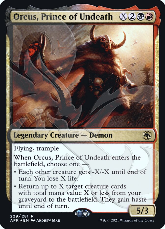 Orcus, Prince of Undeath (Ampersand Promo) [Dungeons & Dragons: Adventures in the Forgotten Realms Promos] | Gamers Paradise