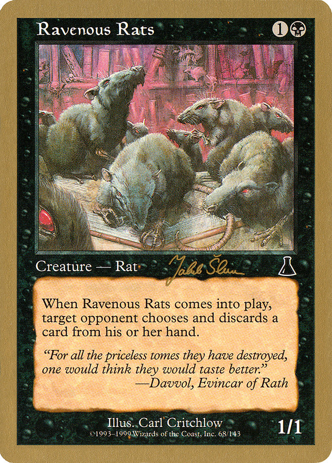 Ravenous Rats (Jakub Slemr) [World Championship Decks 1999] | Gamers Paradise