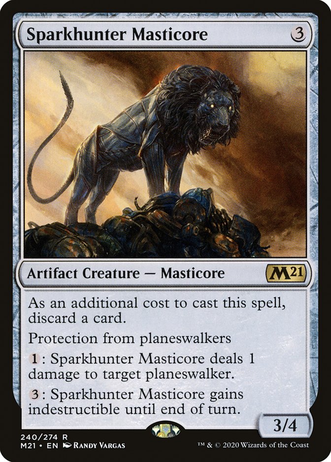 Sparkhunter Masticore [Core Set 2021] | Gamers Paradise