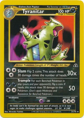 Tyranitar (31/75) [Neo Discovery Unlimited] | Gamers Paradise