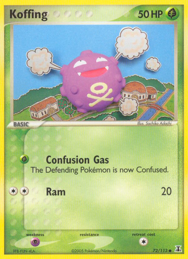 Koffing (72/113) [EX: Delta Species] | Gamers Paradise