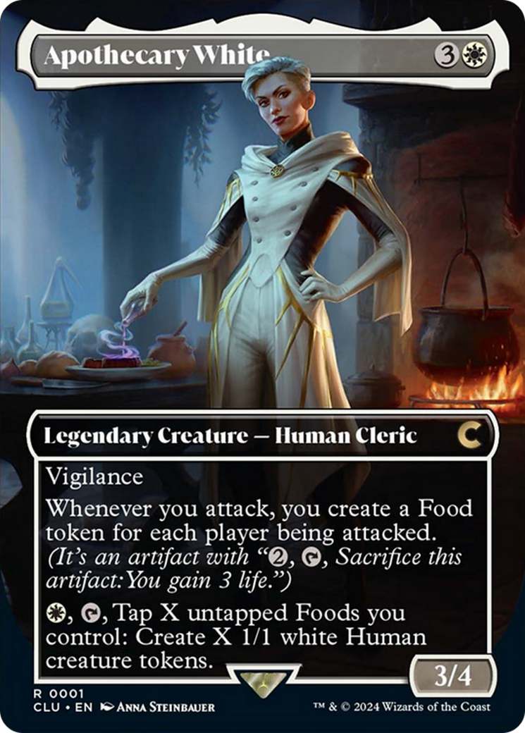 Apothecary White (Borderless) [Ravnica: Clue Edition] | Gamers Paradise