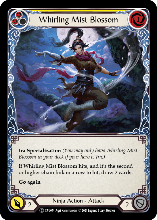 Whirling Mist Blossom [U-CRU074-RF] Unlimited Rainbow Foil | Gamers Paradise