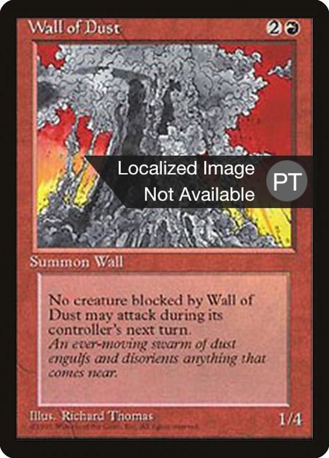 Wall of Dust [Fourth Edition (Foreign Black Border)] | Gamers Paradise