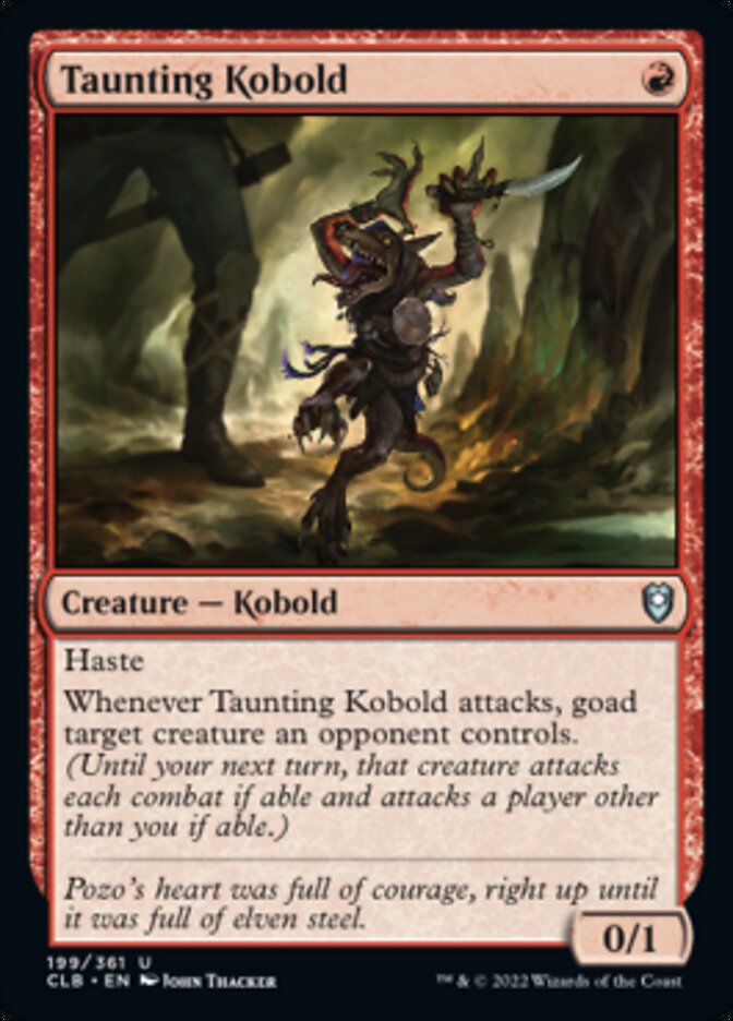 Taunting Kobold [Commander Legends: Battle for Baldur's Gate] | Gamers Paradise