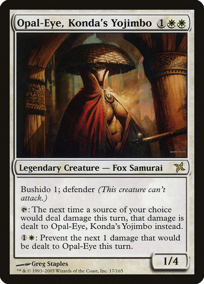 Opal-Eye, Konda's Yojimbo [Betrayers of Kamigawa] | Gamers Paradise